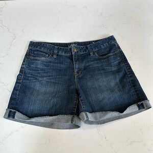 Ann Taylor LOFT Women's Blue Denim Original Shorts